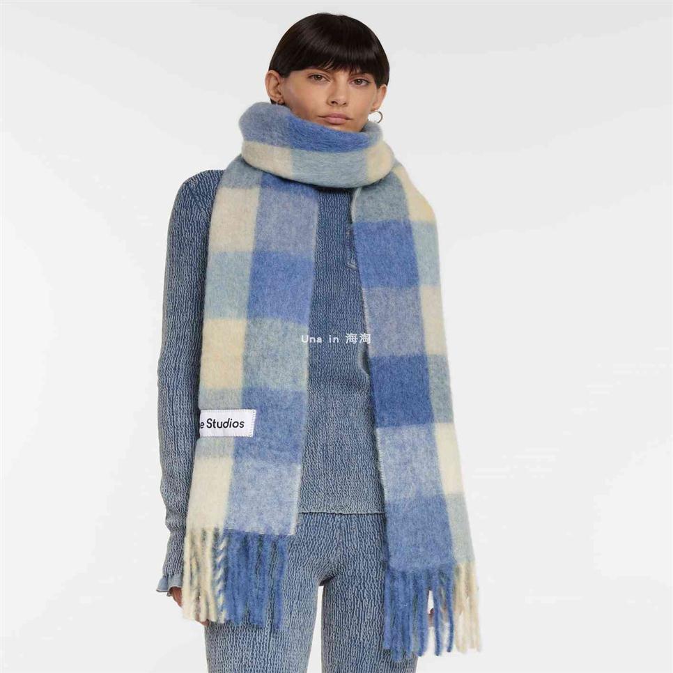 Acne studios Valley Wool Mohair blended large check rainbow scarf ca0084 XYM 09K4309S
Acne studios Valley Wool Mohair blended large check rainbow scarf ca0084 XYM 09K4309S