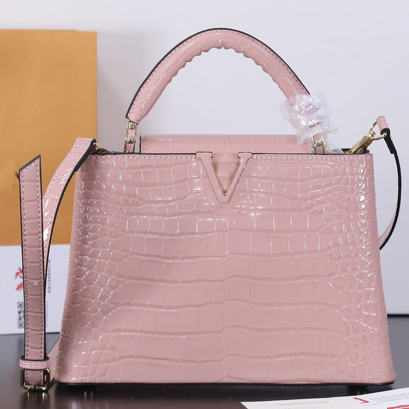 Women Handbag Tote Bag Crocodile Skin Shoulder Crossbody Bags Genuine Leather Capucines Handbags Purse Business Casual Totes 02, Red
Women Handbag Tote Bag Crocodile Skin Shoulder Crossbody Bags Genuine Leather Capucines Handbags Purse Business Casual Totes 02, Red