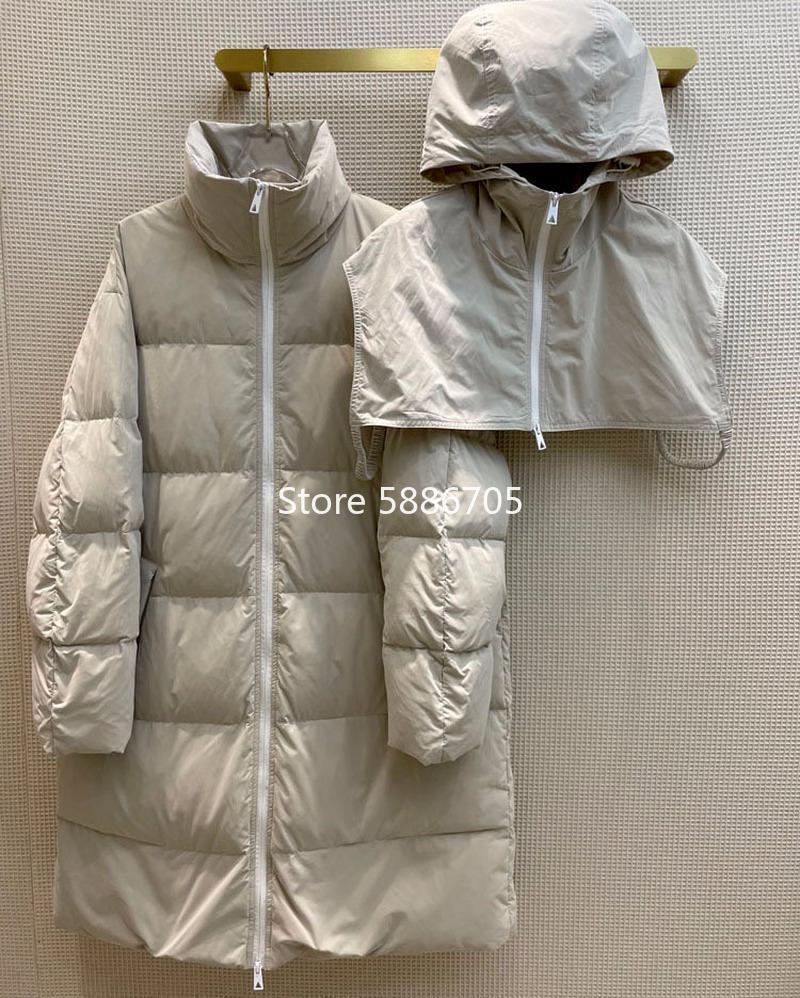 Women's Down & Parkas 2022 Winter Women Runway Design Plus Size Detachable Hooded White Duck Coats Long Oversize Bread Outerwear S502 Guin22, Beige grey
Women's Down & Parkas 2022 Winter Women Runway Design Plus Size Detachable Hooded White Duck Coats Long Oversize Bread Outerwear S502 Guin22, Beige grey
