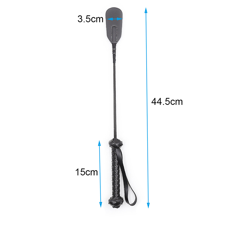 Leather Cosplay Bondage Whip Crop Spanking Horse Riding Flogger Flapper Cane BDSM Sex Toys For Couples 220411