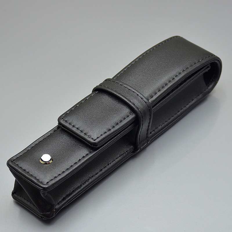 high quality Black Leather Pen Bag office stationery Fashion pencil case for single pen
high quality Black Leather Pen Bag office stationery Fashion pencil case for single pen