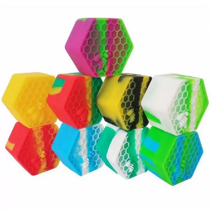 10PCS lot 26Ml Large Honeybee Silicone Containers Nonstick Slick Silicones Jar Dabs Wax Container Hexagon Storage Boxes 
10PCS lot 26Ml Large Honeybee Silicone Containers Nonstick Slick Silicones Jar Dabs Wax Container Hexagon Storage Boxes