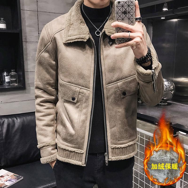 Men's Wool & Blends Brand Clothing The Autumn Winter Men Will Be Thickened And Kept Warm Lmitation Lamb Jackets All-in-one Fur CoatMen's, Black
Men's Wool & Blends Brand Clothing The Autumn Winter Men Will Be Thickened And Kept Warm Lmitation Lamb Jackets All-in-one Fur CoatMen's, Black