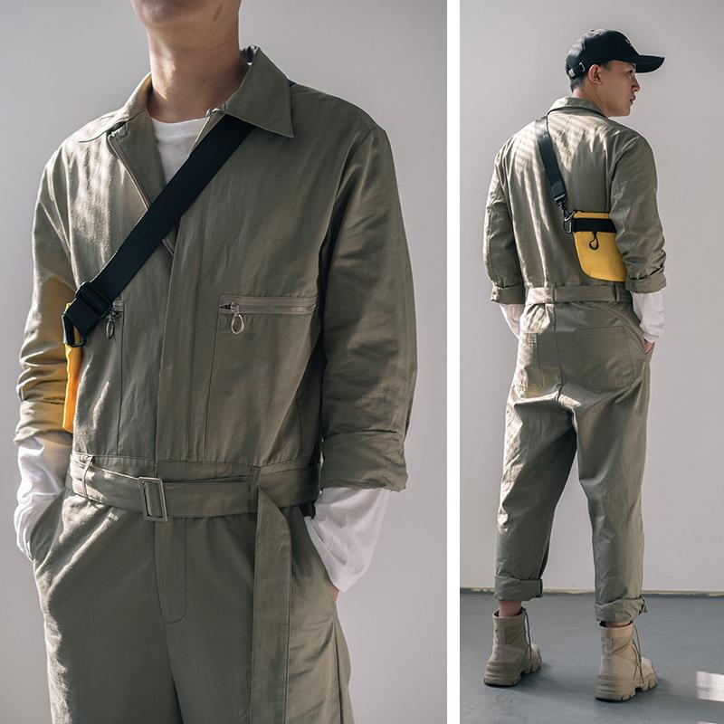 Men' Tracksuits Spring Fall Autumn Fashion Mens Long Sleeve Casual Jumpsuit Cargo Overalls One-Piece Rompers Men Streetwear Harajuku Clothe, Gray
Men' Tracksuits Spring Fall Autumn Fashion Mens Long Sleeve Casual Jumpsuit Cargo Overalls One-Piece Rompers Men Streetwear Harajuku Clothe, Gray