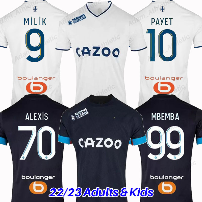 Maillot Marseilles MBEMBA ALEXIS soccer jerseys 22 23 PAYET GUENDOUZI MILIK CALETA CAR football shirts kids kit GERSON UNDER AMAVI BAKAMBU jersey, 22-23 home kids
Maillot Marseilles MBEMBA ALEXIS soccer jerseys 22 23 PAYET GUENDOUZI MILIK CALETA CAR football shirts kids kit GERSON UNDER AMAVI BAKAMBU jersey, 22-23 home kids