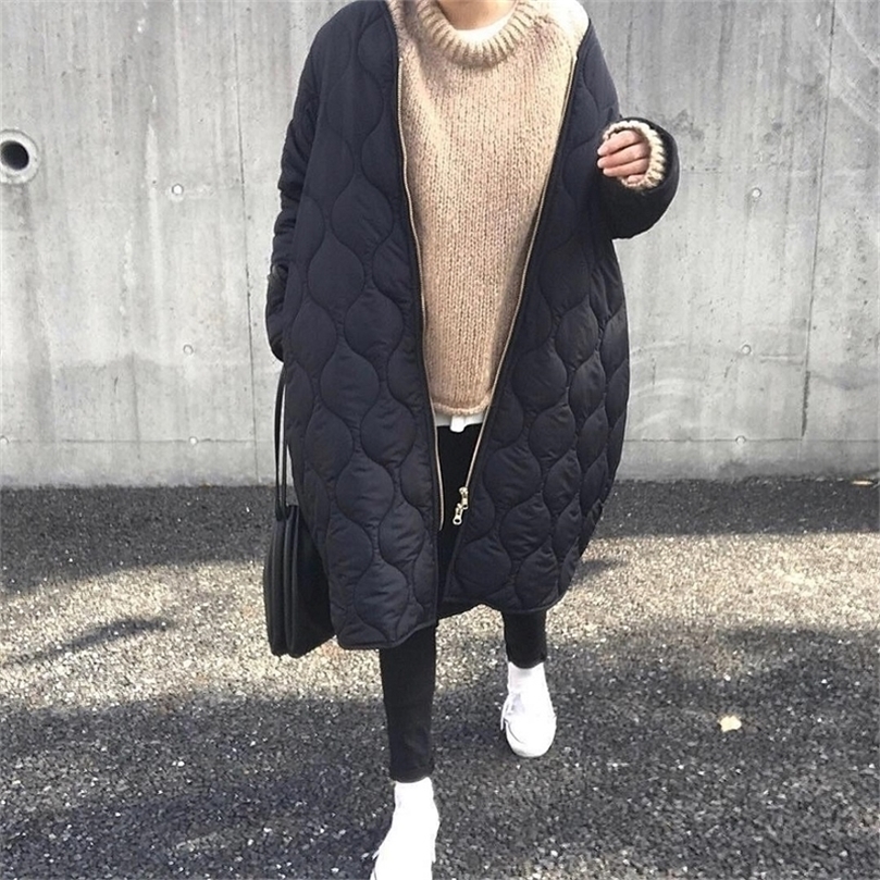 Cotton Padded Jacket Warm Winter Women Outerwear Tops Fashion Casual Female Long Coats Zipper Long Sleeve Overcoats Parka 201127, Army green
Cotton Padded Jacket Warm Winter Women Outerwear Tops Fashion Casual Female Long Coats Zipper Long Sleeve Overcoats Parka 201127, Army green