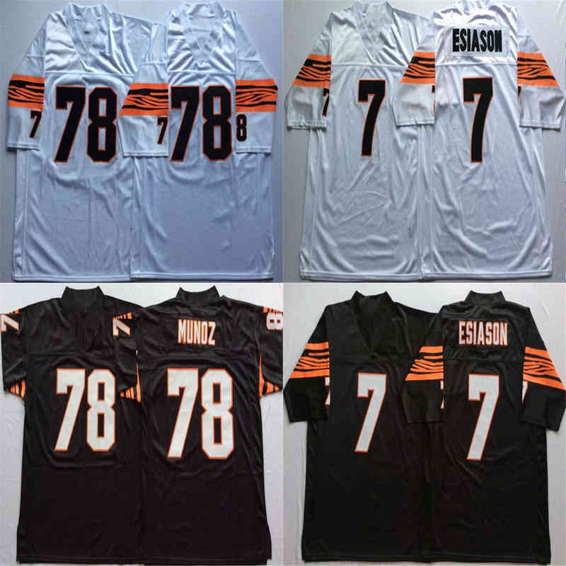 Rare 7 Boomer Esiason 78 Anthony Munoz Jersey White Black Rare High Quality Jersey Retro Football Jerseys Stitched Mens, White #7
Rare 7 Boomer Esiason 78 Anthony Munoz Jersey White Black Rare High Quality Jersey Retro Football Jerseys Stitched Mens, White #7