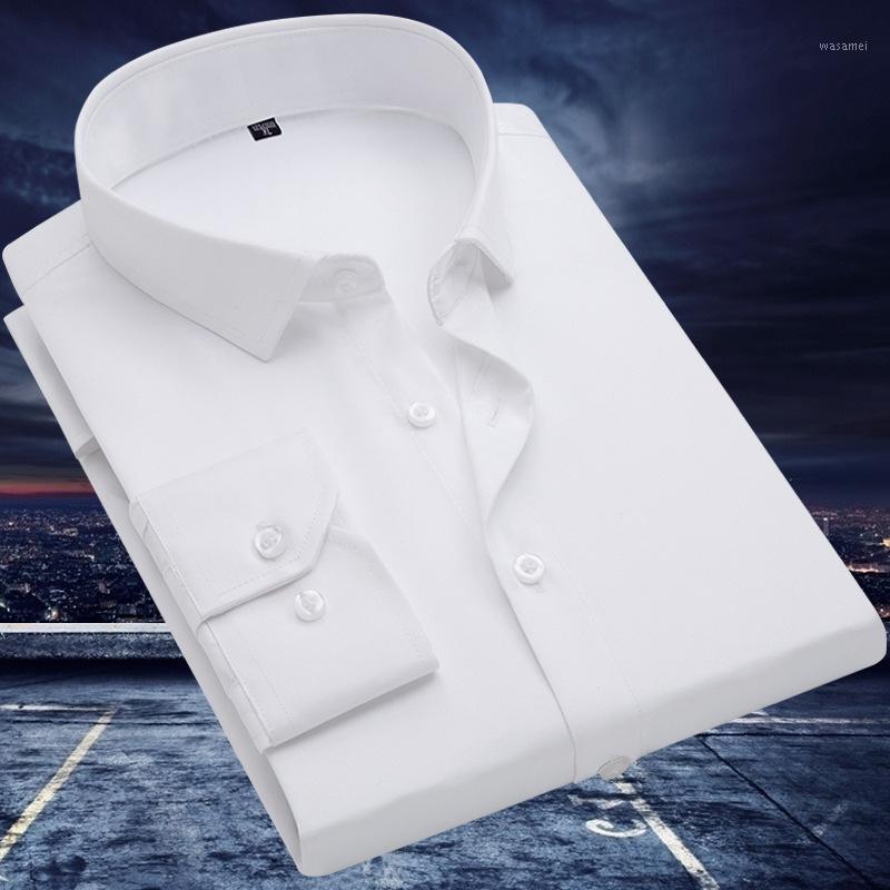 Men's Long Sleeve White Shirt Business Casual Korean Slim Fit Solid Color Non Iron Inch Embroidered Logo Shirts, B-02
Men's Long Sleeve White Shirt Business Casual Korean Slim Fit Solid Color Non Iron Inch Embroidered Logo Shirts, B-02