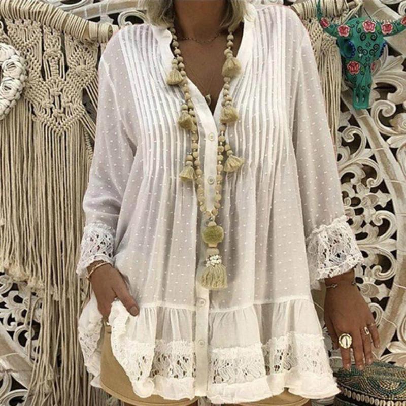 Women's Blouses & Shirts 2022 Fashion Women Blouse Ladies Solid Color Stand Collar Lace Stitching Button Plus Size Shirt, Dark blue
Women's Blouses & Shirts 2022 Fashion Women Blouse Ladies Solid Color Stand Collar Lace Stitching Button Plus Size Shirt, Dark blue