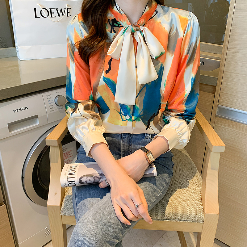 2022 Women Ribbon Bow Vintage Shirt Long Sleeve Button Up Blouses Office Ladies Retro Print Shirts Spring Autumn Woman Fashion Blouse Runway Sweet Chic Tops, 12
2022 Women Ribbon Bow Vintage Shirt Long Sleeve Button Up Blouses Office Ladies Retro Print Shirts Spring Autumn Woman Fashion Blouse Runway Sweet Chic Tops, 12