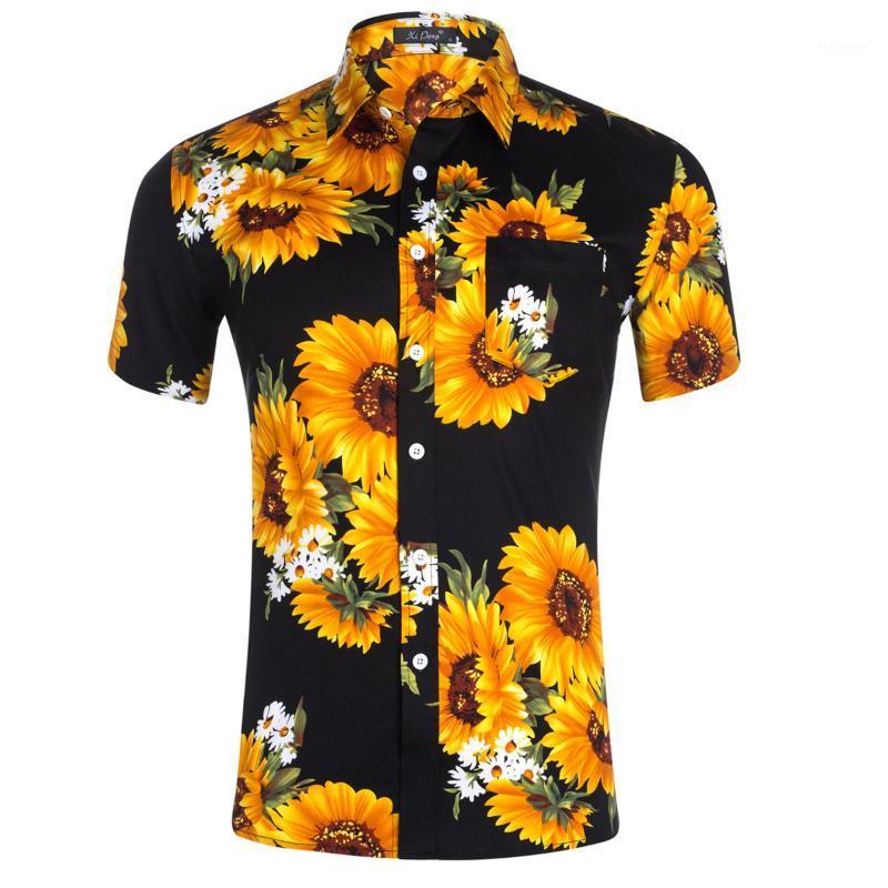 Summer Fashion Black And White Floral Print Men' Hawaiian Shirts Beach Party Casual Short Sleeve Cotton Shirt, As photo
Summer Fashion Black And White Floral Print Men' Hawaiian Shirts Beach Party Casual Short Sleeve Cotton Shirt, As photo