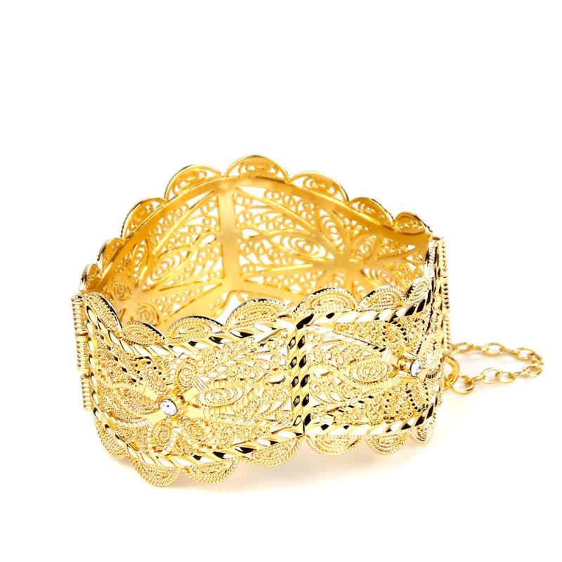 Bangle Sunspicems Wavy Line Algeria Morocco Women Gold Silver Color Arab Traditional Wedding Jewelry Bridal Bijoux
Bangle Sunspicems Wavy Line Algeria Morocco Women Gold Silver Color Arab Traditional Wedding Jewelry Bridal Bijoux