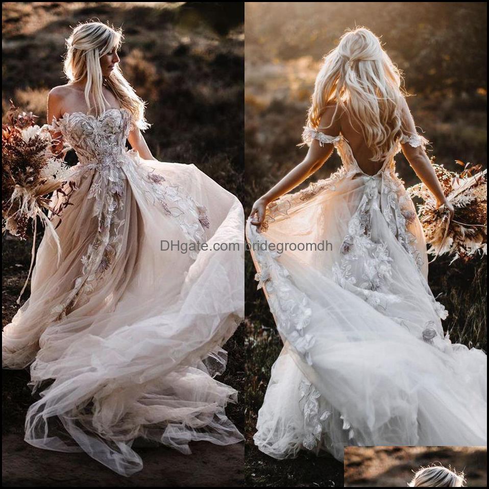A-Line Wedding Dresses Party Events Bohemian Off Shoder 2022 Fairy Tle Skirt Sexy Back Dhhq1, Same as image
A-Line Wedding Dresses Party Events Bohemian Off Shoder 2022 Fairy Tle Skirt Sexy Back Dhhq1, Same as image