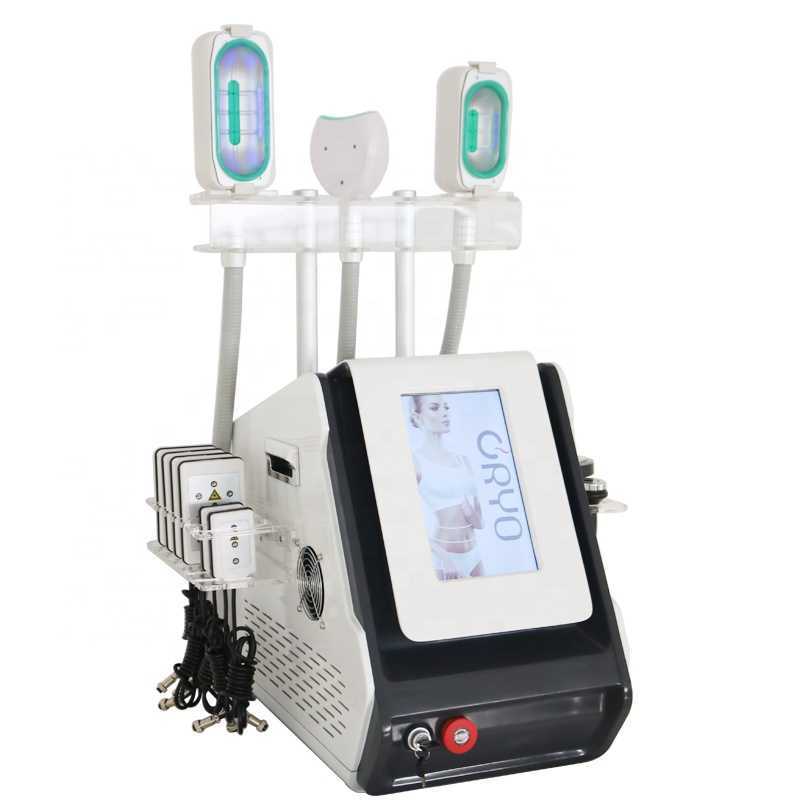 Portable 360 Cryolipolysis Fat Freezing Slimming Machine Double chin Removal RF 40K Ultrasound Cavitation Cryo Lipolaser