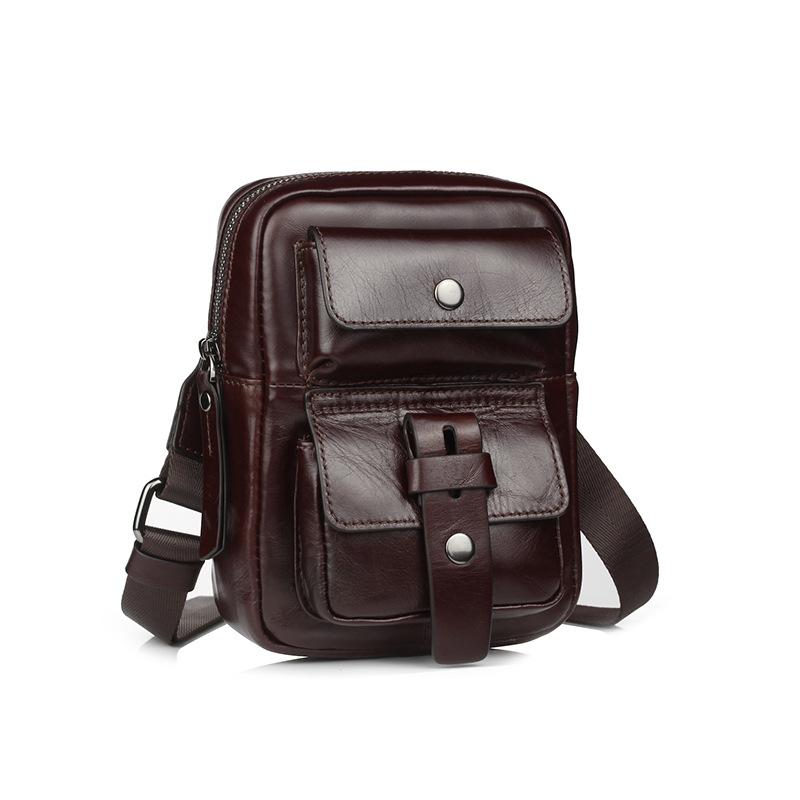 Cross Body Men's Vertical Bag Genuine Leather Male Shoulder Square Waist Phone Charging Treasure Cigarette Pocket Men Chest BagsCross, Black
Cross Body Men's Vertical Bag Genuine Leather Male Shoulder Square Waist Phone Charging Treasure Cigarette Pocket Men Chest BagsCross, Black