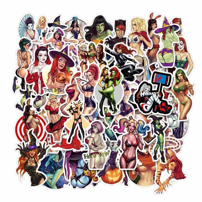 50Pcs/Lot Gothic Beauty Devil Demon Girls Stickers sexy Girl Graffiti Stickers for DIY Luggage Laptop Skateboard Bicycle Sticker, Multi colors
50Pcs/Lot Gothic Beauty Devil Demon Girls Stickers sexy Girl Graffiti Stickers for DIY Luggage Laptop Skateboard Bicycle Sticker, Multi colors