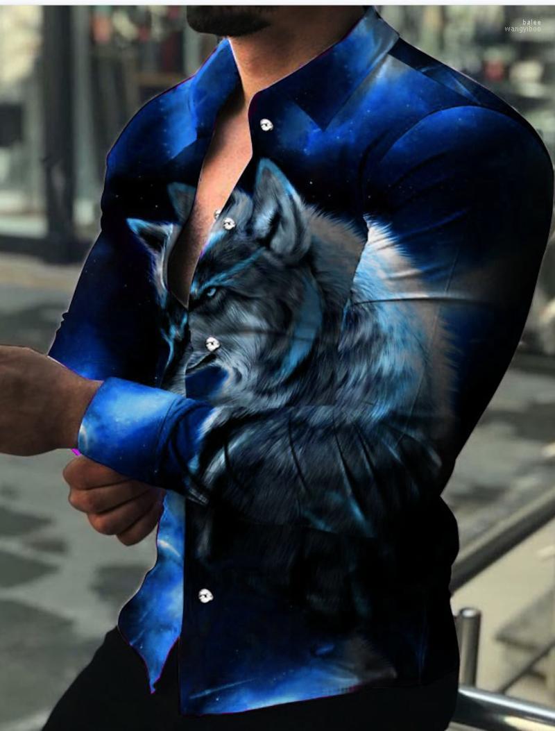 Men' Casual Shirts Wolf 3d Print For Men Turn-down Collar Buttoned Shirt Long Sleeve Tops Men' Clothing Fashion CardiganMen, Xwcj-w161
Men' Casual Shirts Wolf 3d Print For Men Turn-down Collar Buttoned Shirt Long Sleeve Tops Men' Clothing Fashion CardiganMen, Xwcj-w161
