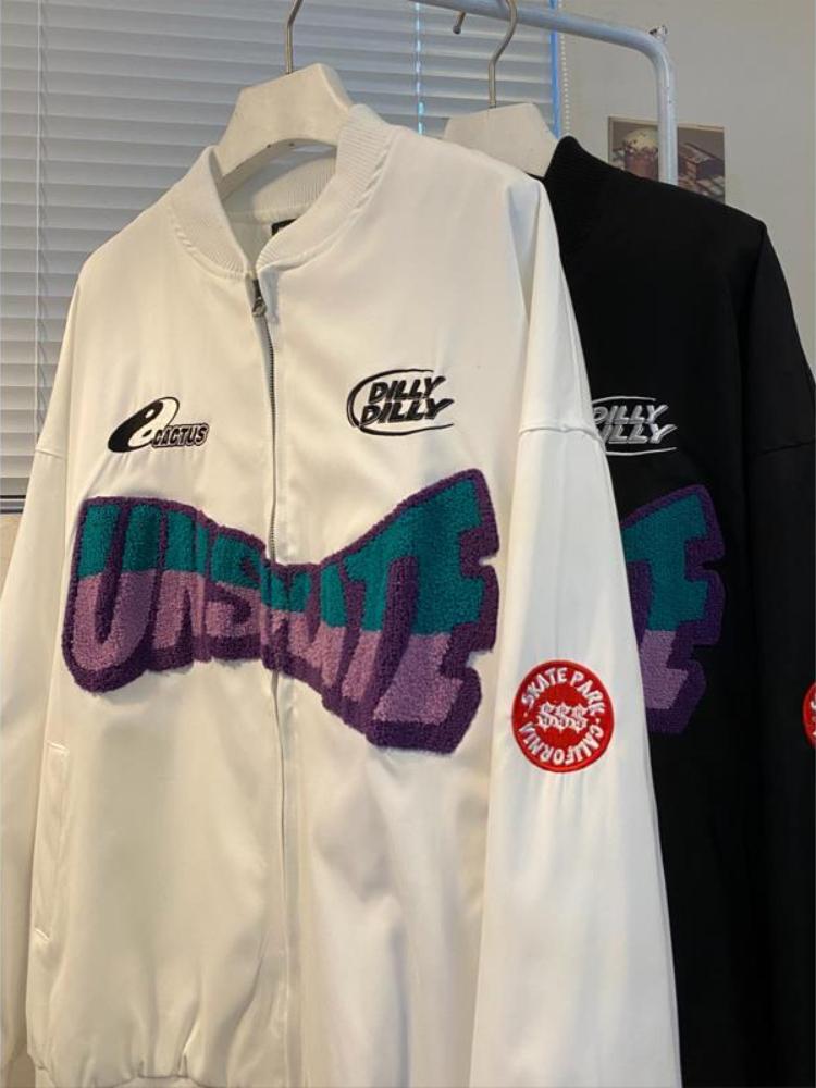 Men's Jackets Retro Baseball Jacket High Street Embroidery Men Women Spring Autumn 2022 American Couple Clothes Loose Varsity CoatMen's, Black
Men's Jackets Retro Baseball Jacket High Street Embroidery Men Women Spring Autumn 2022 American Couple Clothes Loose Varsity CoatMen's, Black
