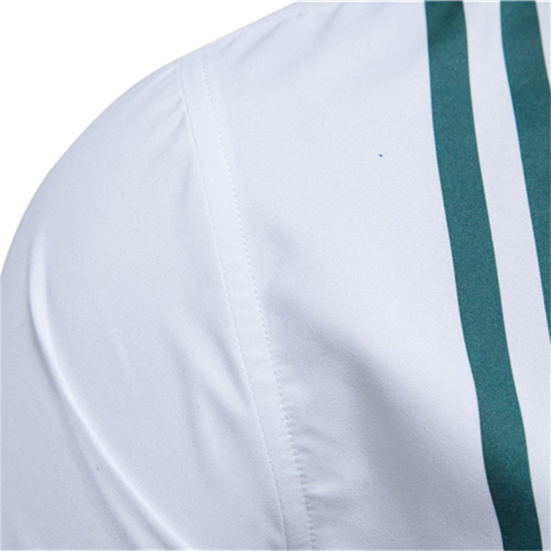 Single Pocket Stitching Mens Shirt Short Sleeve Male Shirt Casual Fashion Shirt for Men Spring Summer Mens Clothing 220704wtt