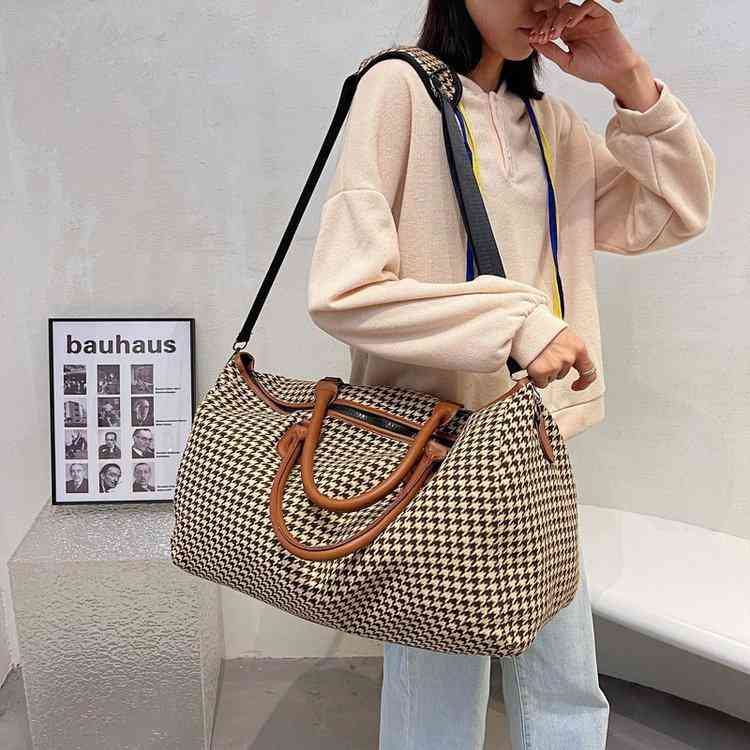 New lattice one shoulder portable oblique span short distance travel bag boarding bag luggage bag men's sports fitness women's Purses_0BB6
New lattice one shoulder portable oblique span short distance travel bag boarding bag luggage bag men's sports fitness women's Purses_0BB6