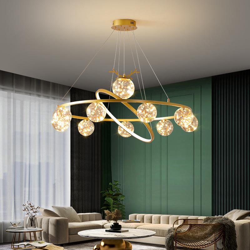 Pendant Lamps Nordic Modern Sky Star Chandelier, Living Room Lamp, Bedroom Exhibition El Creative Lamp
Pendant Lamps Nordic Modern Sky Star Chandelier, Living Room Lamp, Bedroom Exhibition El Creative Lamp