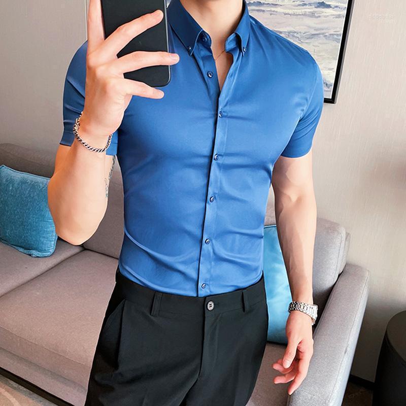 Men's Casual Shirts Summer Skinny Design White Shirt Men Causal Basic Short Sleeve Button Blouse Classical TopsMen's Eldd22, Black
Men's Casual Shirts Summer Skinny Design White Shirt Men Causal Basic Short Sleeve Button Blouse Classical TopsMen's Eldd22, Black