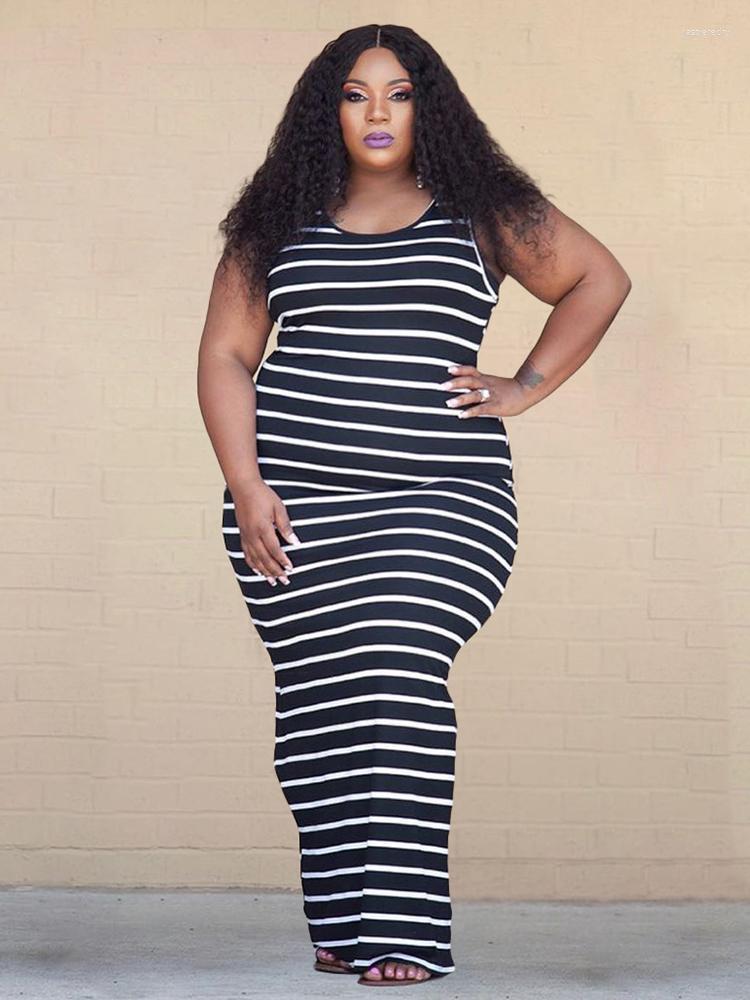 Plus Size Dresses ZJFZML ZZ Wholesale Women Crew Neck Sleeveless High Waist Full Length Bandage Striped Print Dress Drop Jasp22, Black
Plus Size Dresses ZJFZML ZZ Wholesale Women Crew Neck Sleeveless High Waist Full Length Bandage Striped Print Dress Drop Jasp22, Black