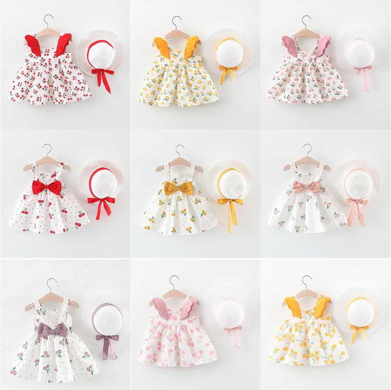Clothing Sets Sweet Princess Dress 2 Piece Set Summer Infant Girl Clothes Strawberry Cute Flowers Hat Sling SkirtClothing, Blue
Clothing Sets Sweet Princess Dress 2 Piece Set Summer Infant Girl Clothes Strawberry Cute Flowers Hat Sling SkirtClothing, Blue