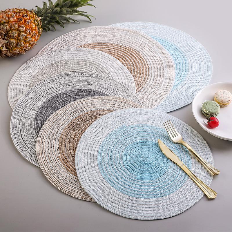 Mats & Pads Nordic Round Placemat Bowl Tea Coffee Cup Table Mat Heat Insulation Non-slip Anti-scalding For Kitchen Accessories
Mats & Pads Nordic Round Placemat Bowl Tea Coffee Cup Table Mat Heat Insulation Non-slip Anti-scalding For Kitchen Accessories
