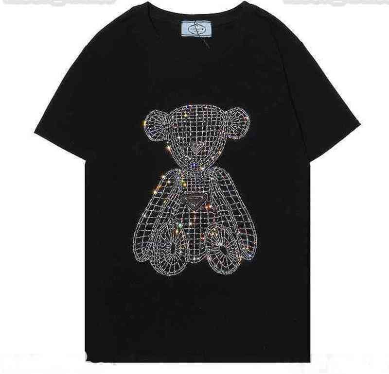 Designer Luxury Summer Prad Classic Diamond Bear Micro Chapter Printed t Shirt Fashion Mens and Womens Couple Loose Round Collar Tee Oversized Tshirt, 16
Designer Luxury Summer Prad Classic Diamond Bear Micro Chapter Printed t Shirt Fashion Mens and Womens Couple Loose Round Collar Tee Oversized Tshirt, 16