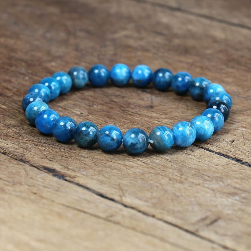Charm Bracelets 8mm Natural Stone Apatite Bracelet Handmade Jewelry Strand Yoga Healing Energy Women MenCharm
Charm Bracelets 8mm Natural Stone Apatite Bracelet Handmade Jewelry Strand Yoga Healing Energy Women MenCharm