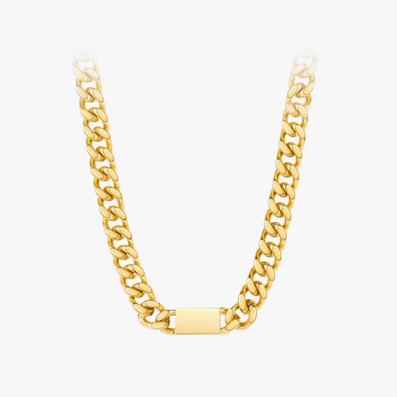Chains Punk Cuboid Chain Necklace For Women Gold Color Chunky Necklaces Stainless Steel 2022 Fashion Jewelry Collier P3175Chains
Chains Punk Cuboid Chain Necklace For Women Gold Color Chunky Necklaces Stainless Steel 2022 Fashion Jewelry Collier P3175Chains