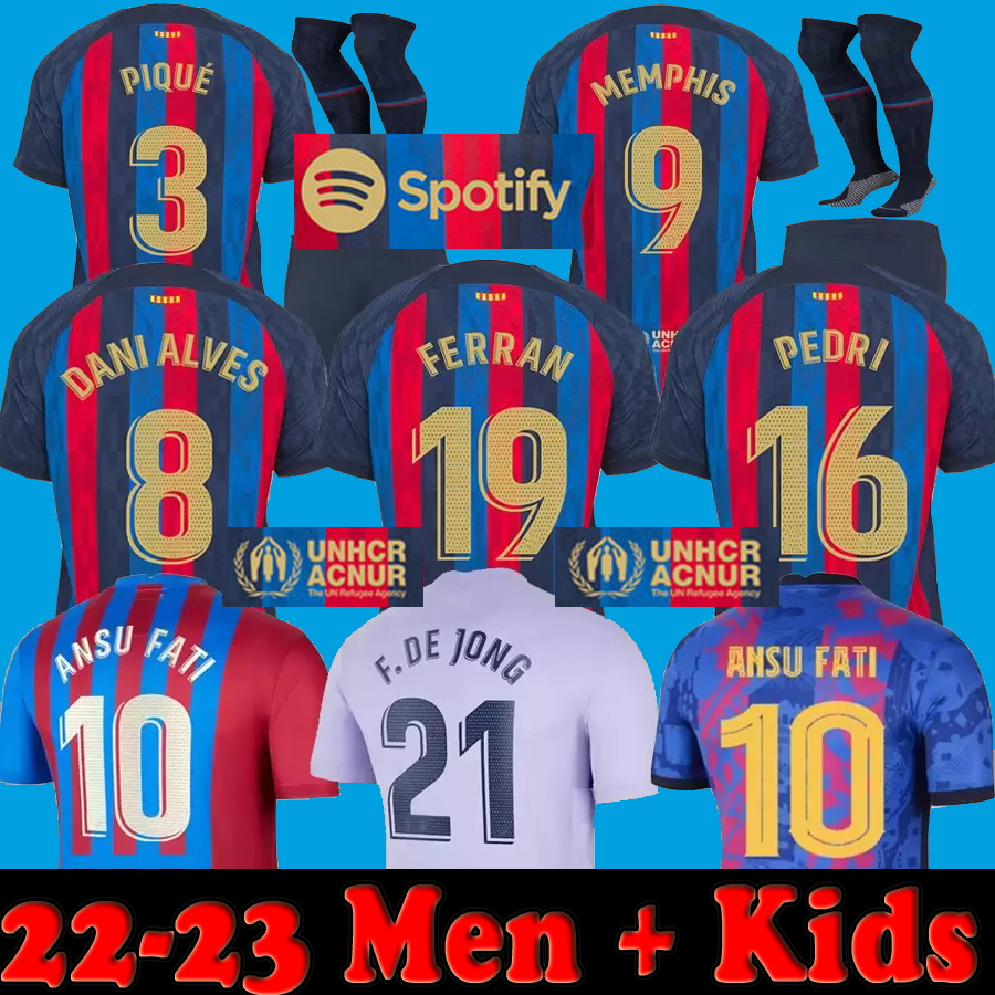 Camisetas de football MEMPHIS PEDRI ADAMA AUBA soccer jersey FERRAN 21 22 23 ANSU FATI 2021 2022 2023 GAVI F. DE JONG barcelona DEST kit shirt men kids sets barca uniforms, Kids 21 22 third
Camisetas de football MEMPHIS PEDRI ADAMA AUBA soccer jersey FERRAN 21 22 23 ANSU FATI 2021 2022 2023 GAVI F. DE JONG barcelona DEST kit shirt men kids sets barca uniforms, Kids 21 22 third
