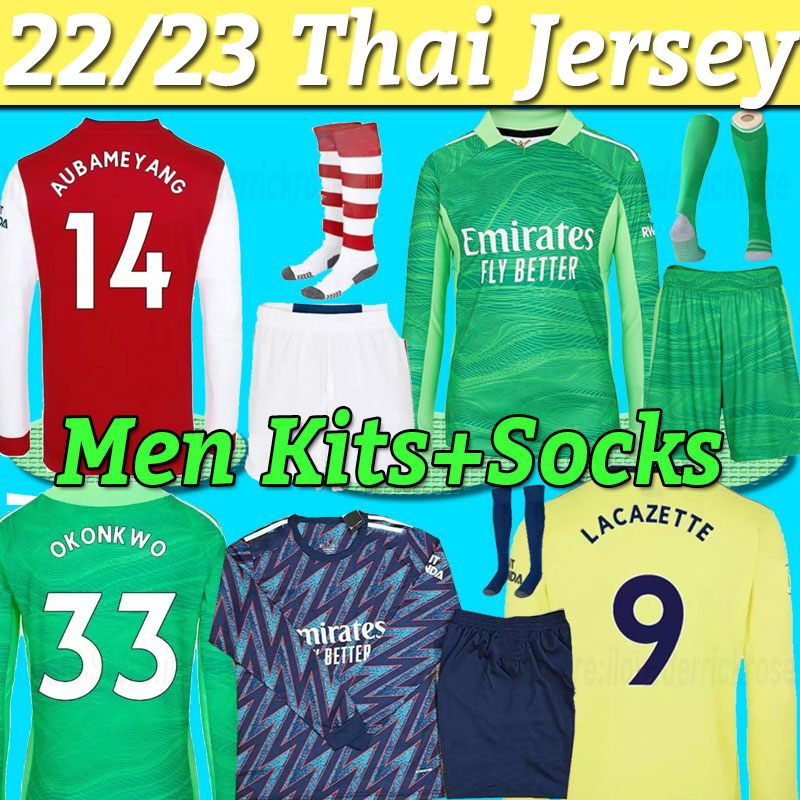 2021 Long sleeve 21 22 Arsen soccer jersey Gunner PEPE SAKA THOMAS WILLIAN NICOLAS football shirts 2022 Men BOYS Skits ETS SOCKS ODEGAARD Uniform goalkeeper MARTINEZ, Third+patch
2021 Long sleeve 21 22 Arsen soccer jersey Gunner PEPE SAKA THOMAS WILLIAN NICOLAS football shirts 2022 Men BOYS Skits ETS SOCKS ODEGAARD Uniform goalkeeper MARTINEZ, Third+patch