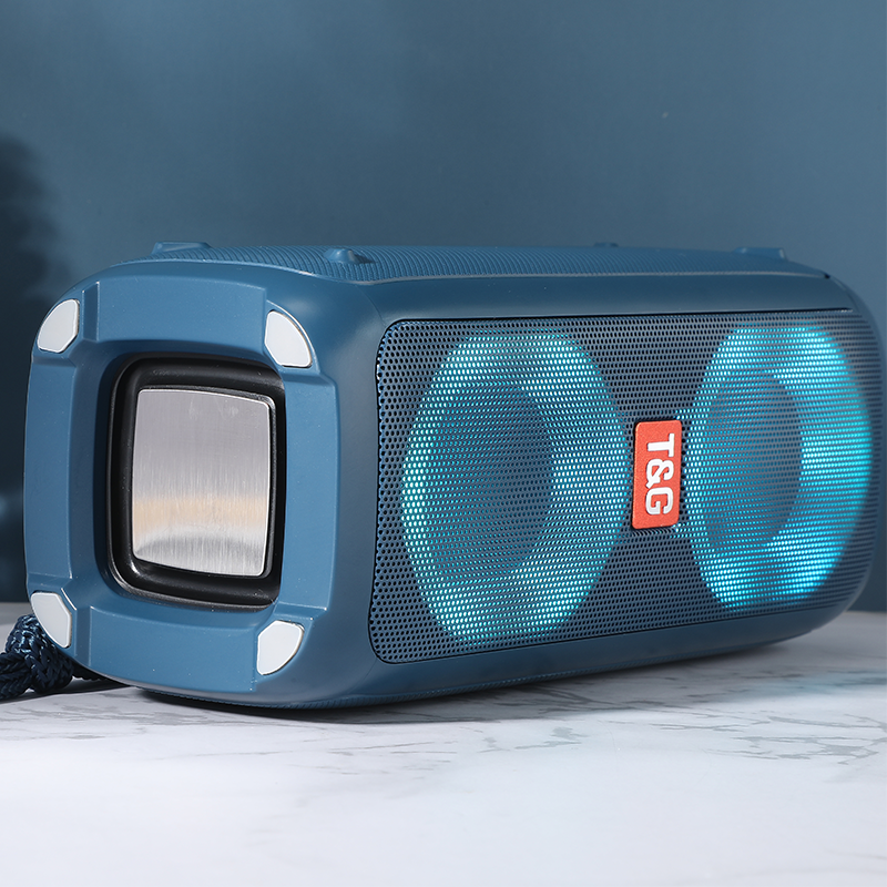 TG333 Portable Wireless Bluetooth Speaker Subwoofer Waterproof Outdoor Speaker TF USB Stereo with Phone Stand Speaker