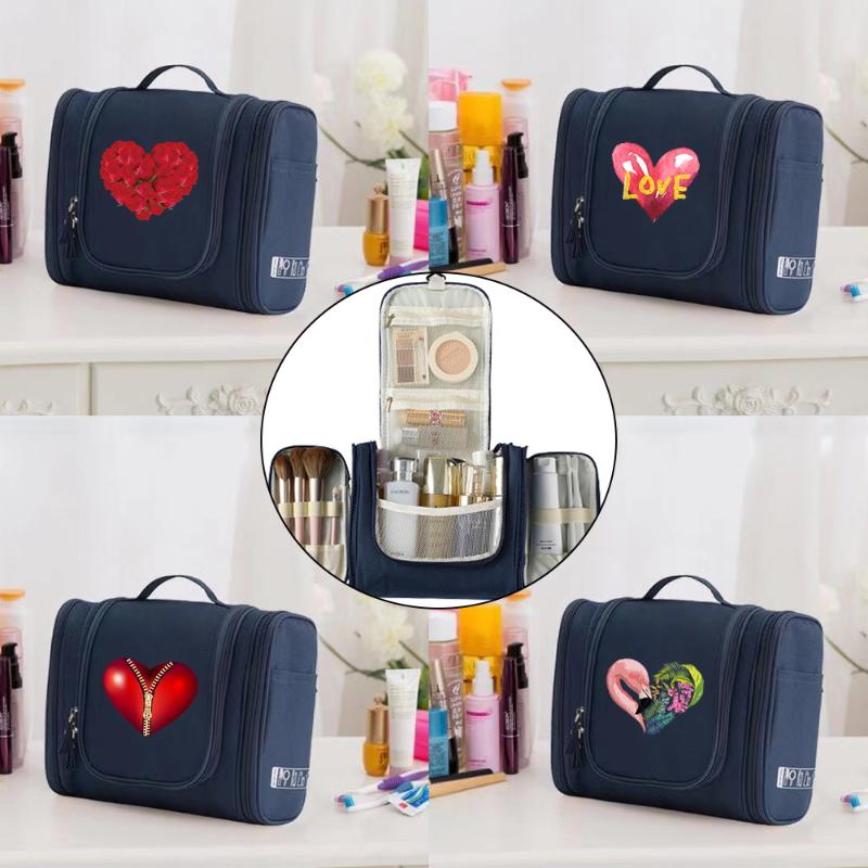 Cosmetic Bags & Cases Travel Toiletry Kits Organizer Women Hanging Bag Unisex Washing Makeup Storage Love PatternCosmetic, Dark blue
Cosmetic Bags & Cases Travel Toiletry Kits Organizer Women Hanging Bag Unisex Washing Makeup Storage Love PatternCosmetic, Dark blue