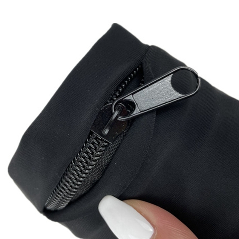 Sports Wristband Bag Zipper Workout Wallet Gym Wrist Bag Breathable Pocket Sweatband Wrist Pounch for Running Cycling Storage