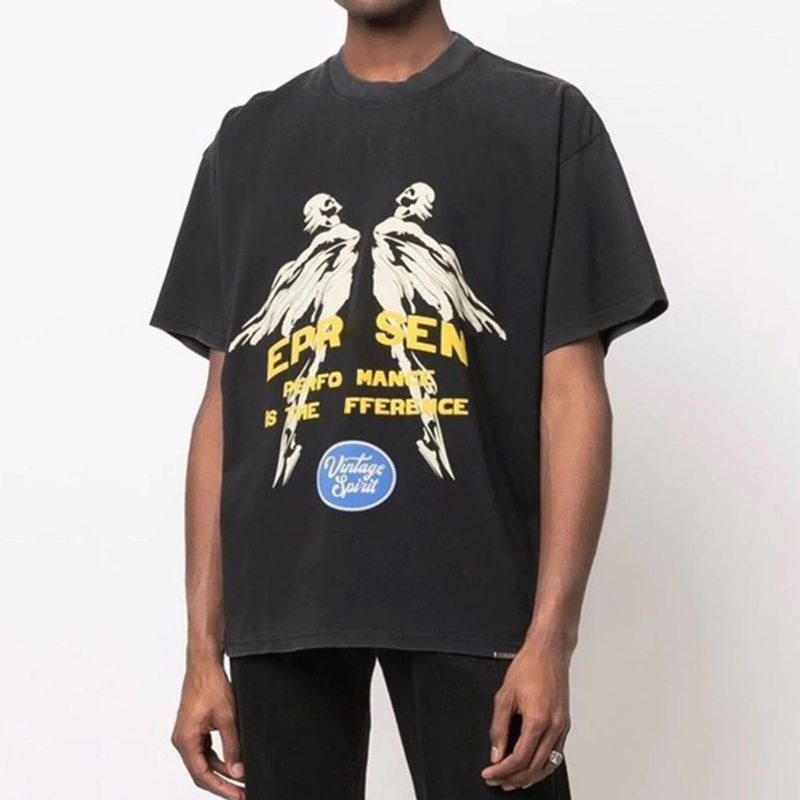REPRREESENT VINTAGE SPIRIT Letter Printed Tee Fashion T-Shirt Man Women Summer casual beach hip hop FZTX1208, Black
REPRREESENT VINTAGE SPIRIT Letter Printed Tee Fashion T-Shirt Man Women Summer casual beach hip hop FZTX1208, Black