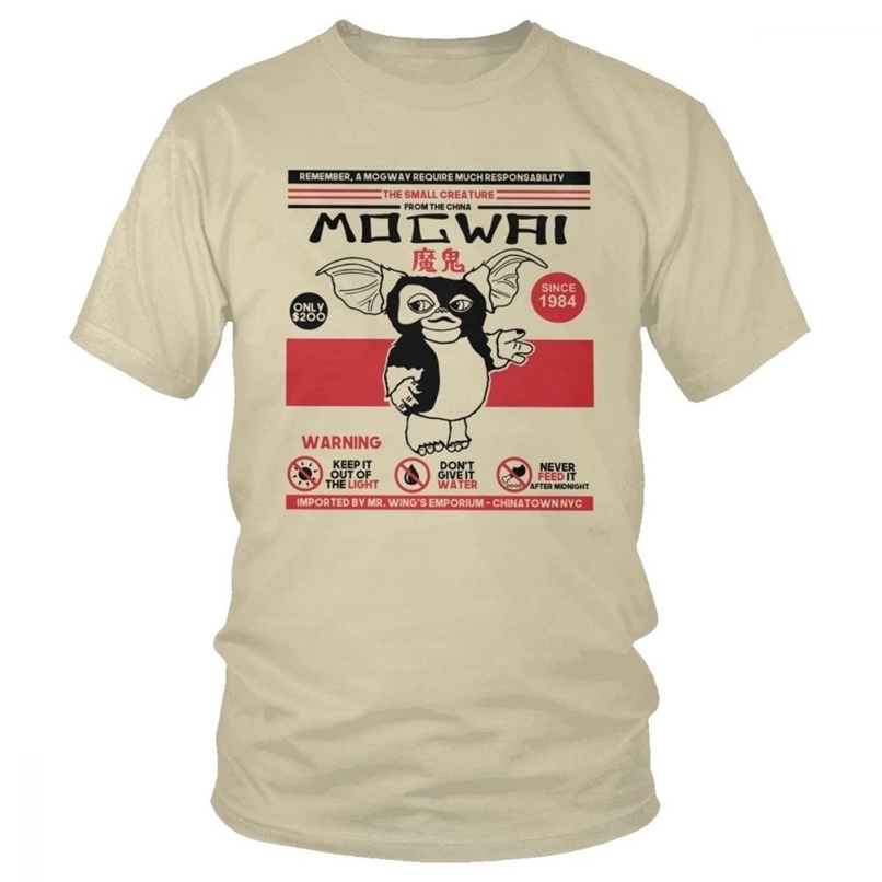 Your Pet Mogwai Gremlins T Shirt for Men 100% Cotton Awesome Tshirt Short Sleeved Gizmo 80s Movie Mogwai Sci Fi Tee Top 220611, Army green
Your Pet Mogwai Gremlins T Shirt for Men 100% Cotton Awesome Tshirt Short Sleeved Gizmo 80s Movie Mogwai Sci Fi Tee Top 220611, Army green