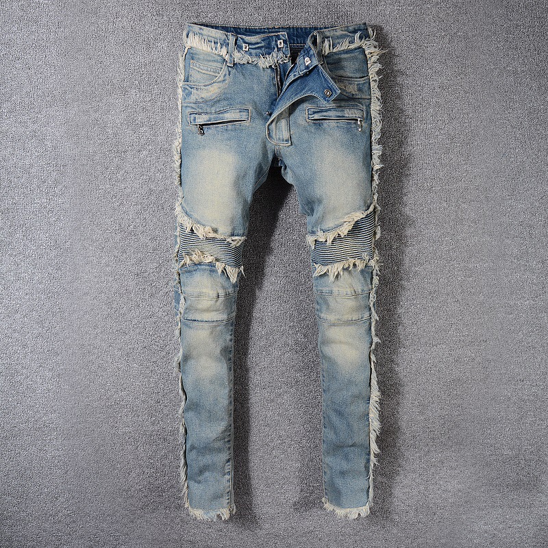Mens Designer Jeans Distressed Ripped Biker Slim Fit Bikers Denim For Men s Fashion Mans Pants Pour Hommes Plus Size 28-38, As the pictured
Mens Designer Jeans Distressed Ripped Biker Slim Fit Bikers Denim For Men s Fashion Mans Pants Pour Hommes Plus Size 28-38, As the pictured