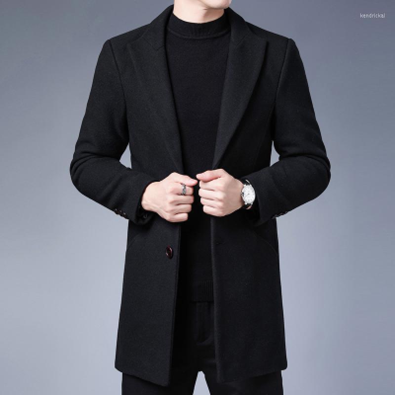 Men's Trench Coats Nice Fashion Men Wool Blends Mens Casual Business Coat Leisure Overcoat Male Punk Style Dust Jackets Kend22, Black
Men's Trench Coats Nice Fashion Men Wool Blends Mens Casual Business Coat Leisure Overcoat Male Punk Style Dust Jackets Kend22, Black