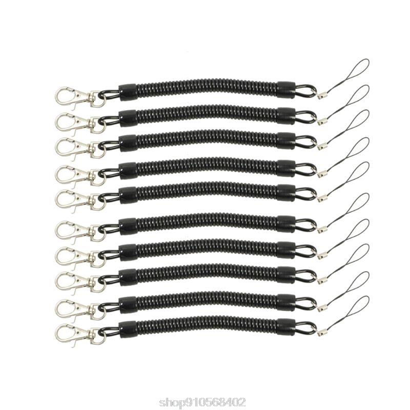 Keychains 10Pcs Black Coil Springs Keychain Cellphone Snap Hook Holder Retractable Cord Key Chain O07 20 DropKeychains
Keychains 10Pcs Black Coil Springs Keychain Cellphone Snap Hook Holder Retractable Cord Key Chain O07 20 DropKeychains