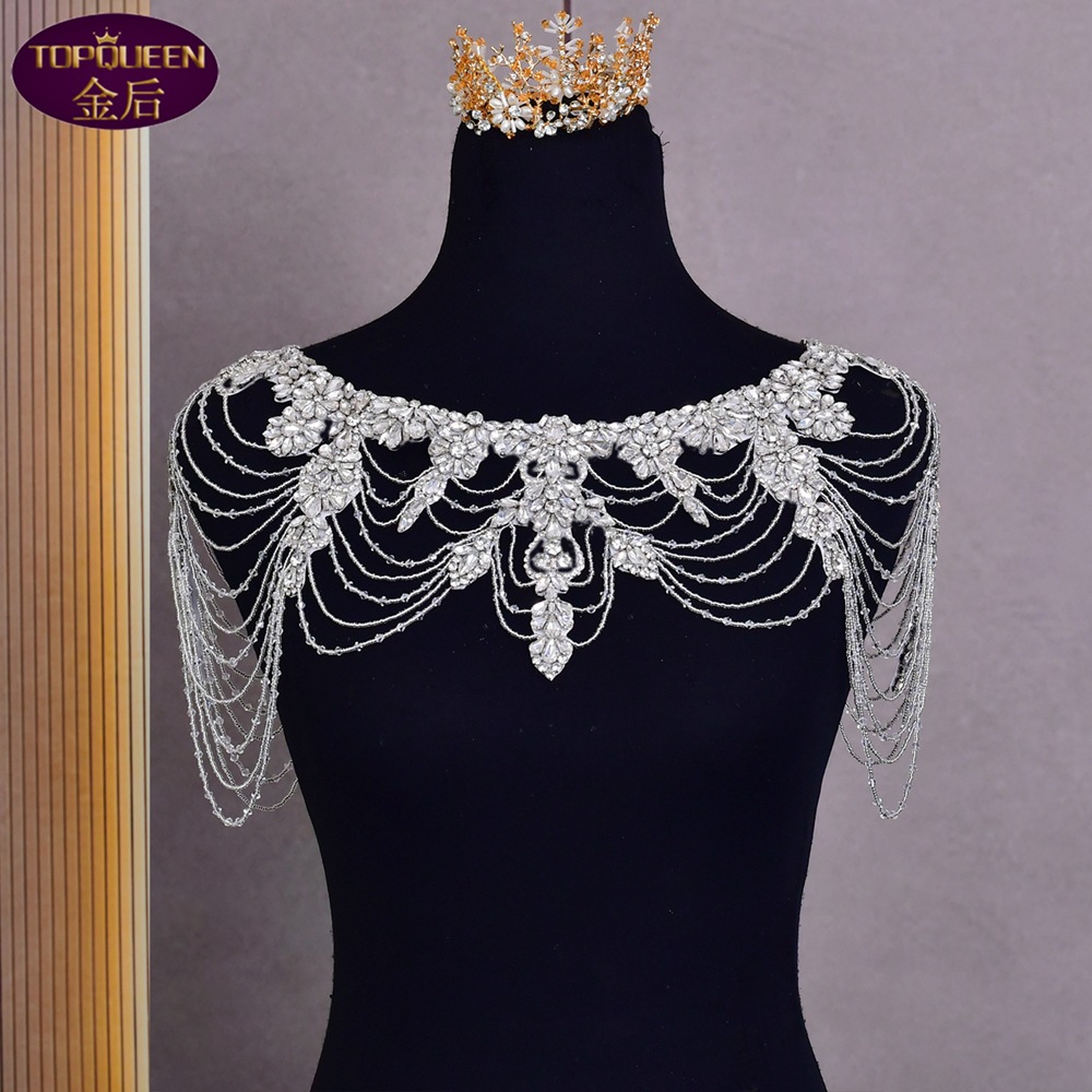 Wedding Jewelry Tassel Shoulder Chain Baroque Pure Handmade Pendant Diamond Bridal Rhinestone Neck Chain Accessories Bridal Necklace VG62
Wedding Jewelry Tassel Shoulder Chain Baroque Pure Handmade Pendant Diamond Bridal Rhinestone Neck Chain Accessories Bridal Necklace VG62