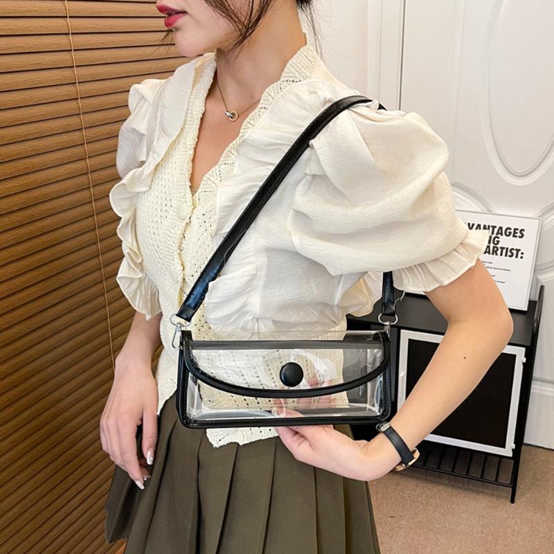 Evening Bags Simple Transparent Shoulder Bag Jelly PVC Women Armpit Shopper Female Summer Portable Travel Tote Purse Designer HandbagEvening, Green
Evening Bags Simple Transparent Shoulder Bag Jelly PVC Women Armpit Shopper Female Summer Portable Travel Tote Purse Designer HandbagEvening, Green