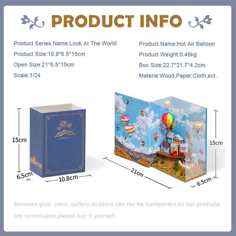 CUTEBEE Dollhouse Wooden Book Nook Inserts Art Bookends DIY Bookshelf Miniature Doll House Diy Dollhouse Casa Toys For Kids AA220325