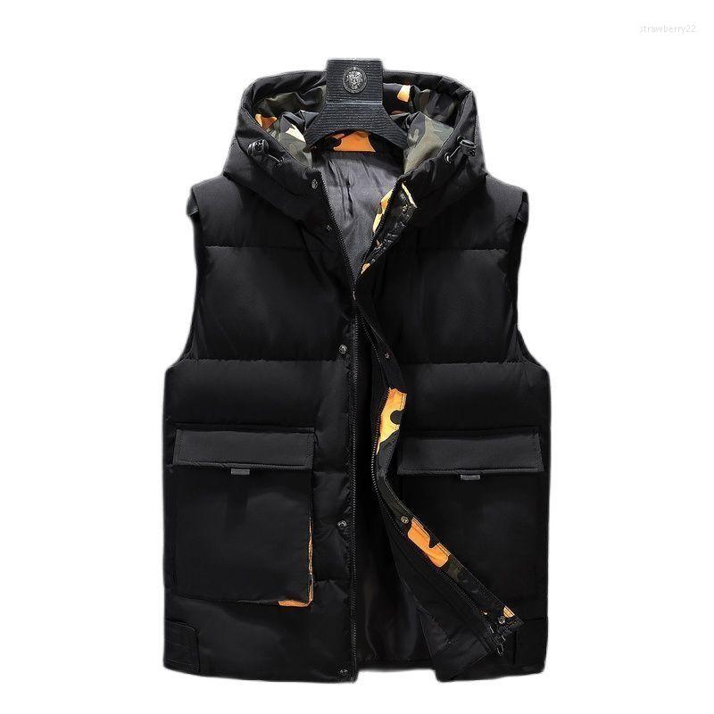 Men's Vests Winter Men Plus Large Size 7xl Vest Hooded Waistcoat Camouflage Sleeveless Jackets Warm Parka Coat For Unisex Travel Stra22, Black
Men's Vests Winter Men Plus Large Size 7xl Vest Hooded Waistcoat Camouflage Sleeveless Jackets Warm Parka Coat For Unisex Travel Stra22, Black