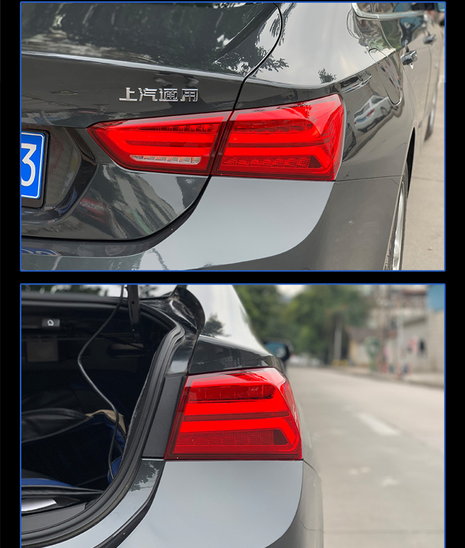 Car Styling Tail Lights Accessories For Malibu XL LED Light 20 16-20 19 Chevrolet Rear DRL Brake Reversing LED Turn Signal Lamp