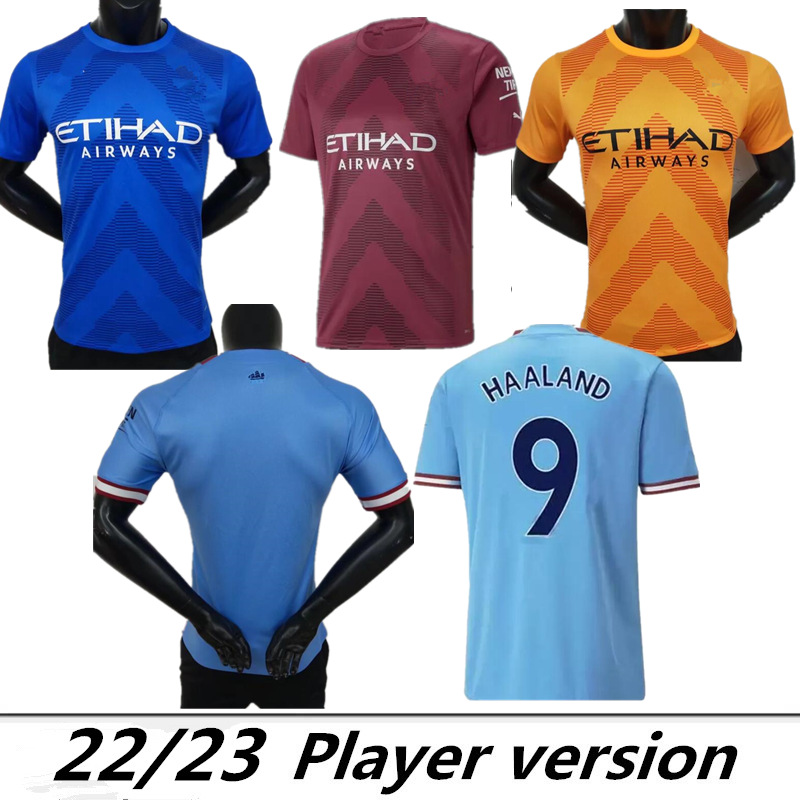22 23 HAALAND SOCCER JERSEYS GREALISH STERLING MANS CITIES MAHREZ fans player version DE BRUYNE FODEN 2022 2023 football tops goalkeeper shirt
22 23 HAALAND SOCCER JERSEYS GREALISH STERLING MANS CITIES MAHREZ fans player version DE BRUYNE FODEN 2022 2023 football tops goalkeeper shirt