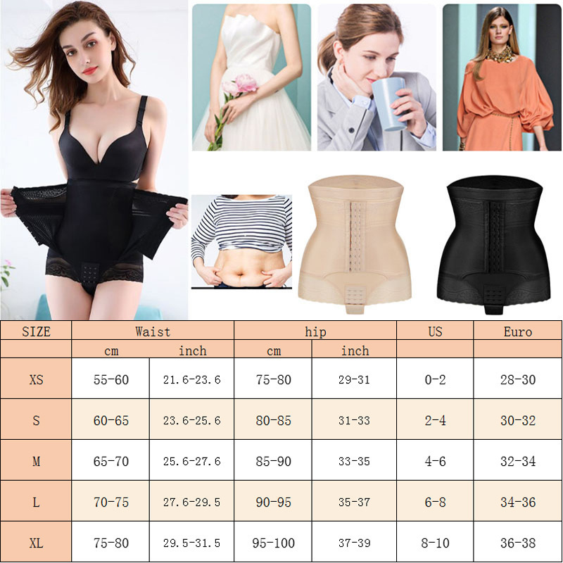 GUUDIA Women Body Shaper Tummy Control Panties High Waist Trimmer Postpartum Girdle Slimming Underwear Slimmer Shapewear Cincher 220614