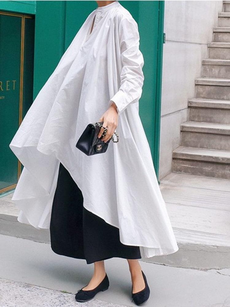 Women' Blouses & Shirts Women Mid-Length Korean Style Loose Irregular Front Short Back Long Fashion Casual Shirt 2022 Summer G245Women, Black
Women' Blouses & Shirts Women Mid-Length Korean Style Loose Irregular Front Short Back Long Fashion Casual Shirt 2022 Summer G245Women, Black